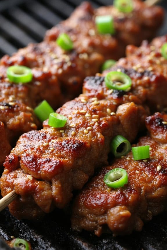 korean bbq pork skewers recipe
