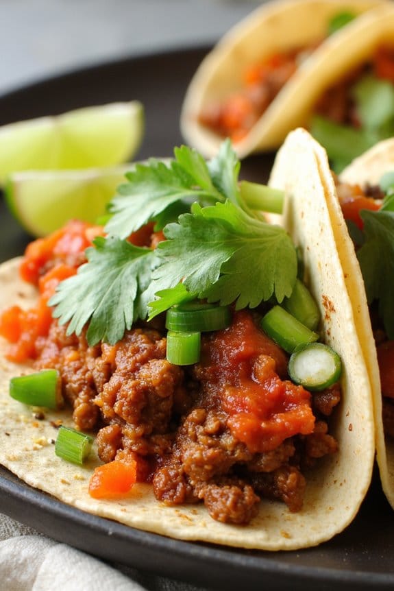 korean bbq pork tacos