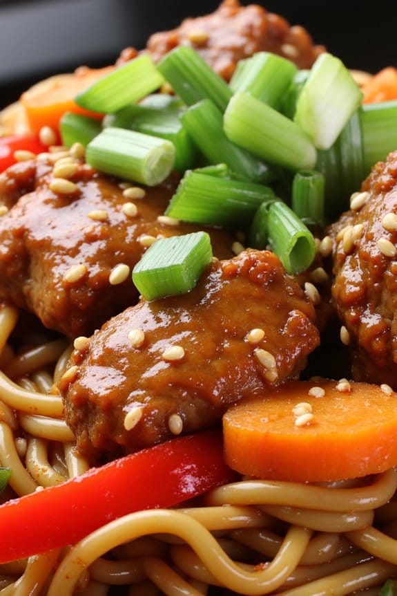 korean pork noodle delight