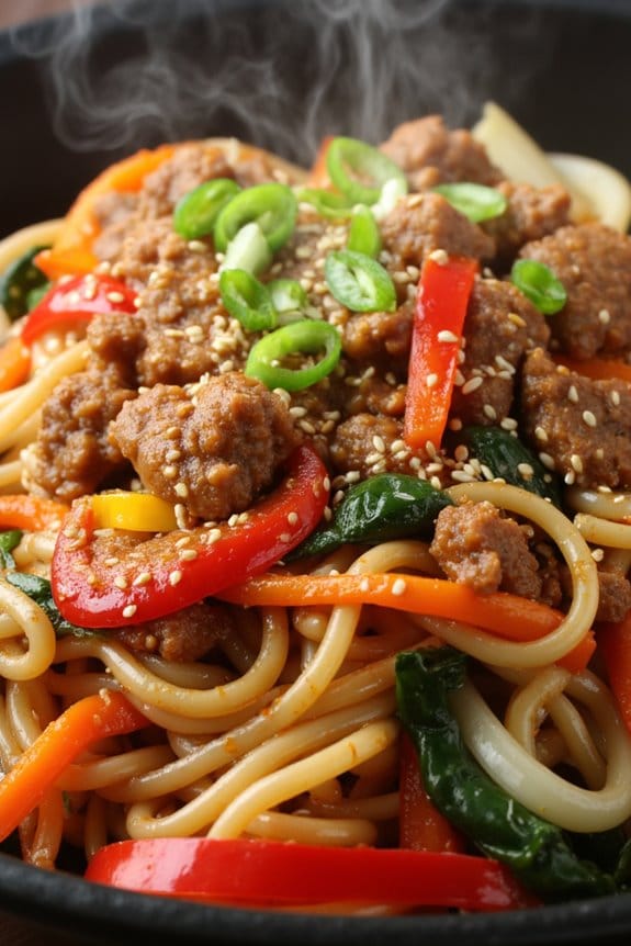korean spicy pork japchae recipe
