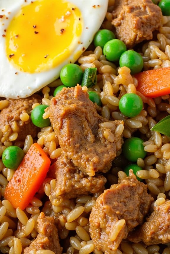 one pot pork fried rice
