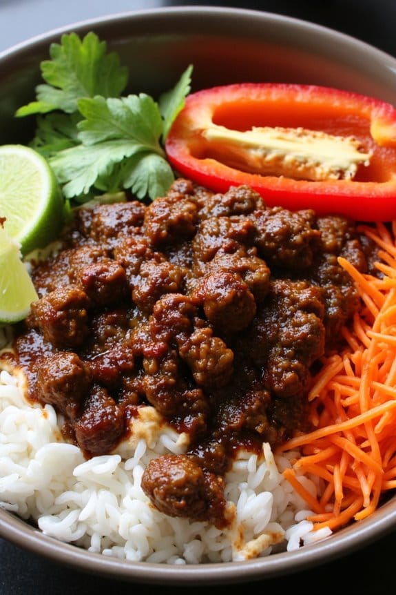 perfectly balanced pork bowls