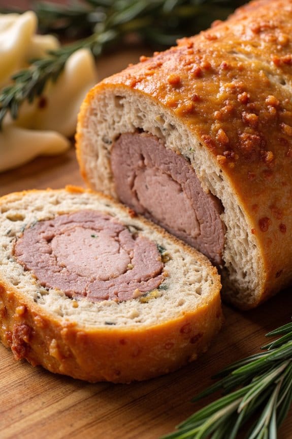 porchetta inspired ground pork roll
