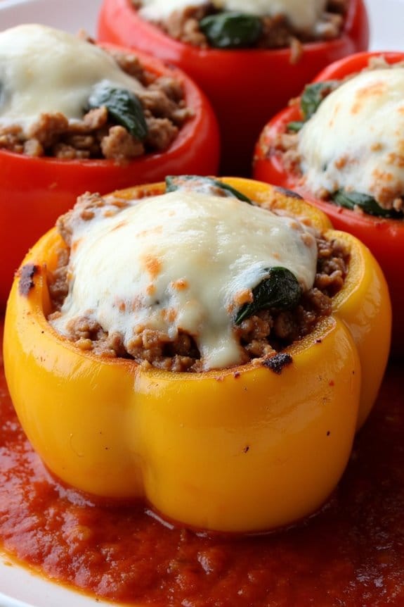 pork stuffed bell peppers