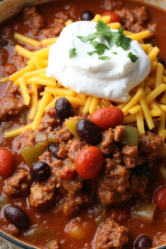 quick and hearty chili
