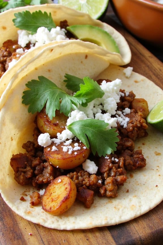 quick flavorful pork tacos