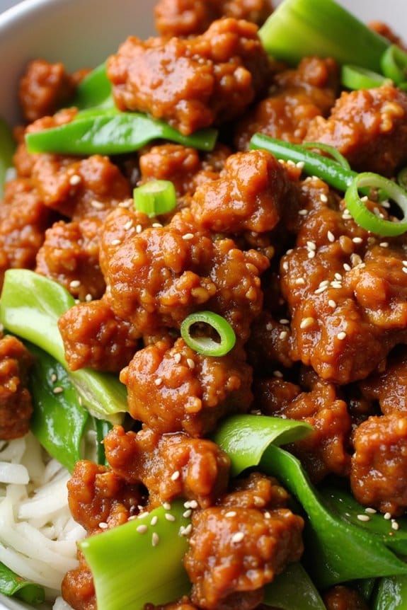 quick korean pork stir fry