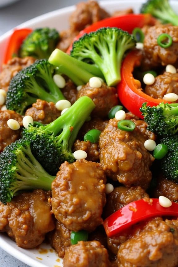 quick pork and broccoli stir fry