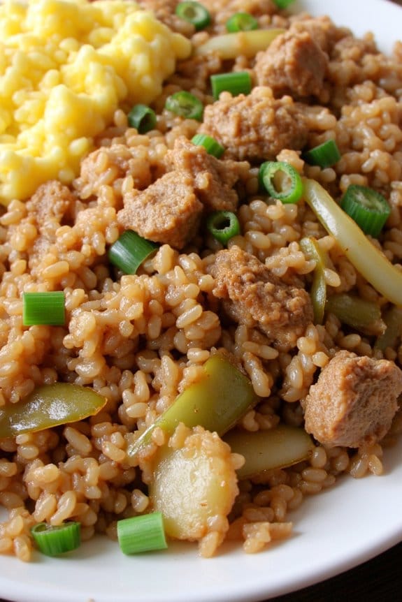 quick satisfying pork fried rice