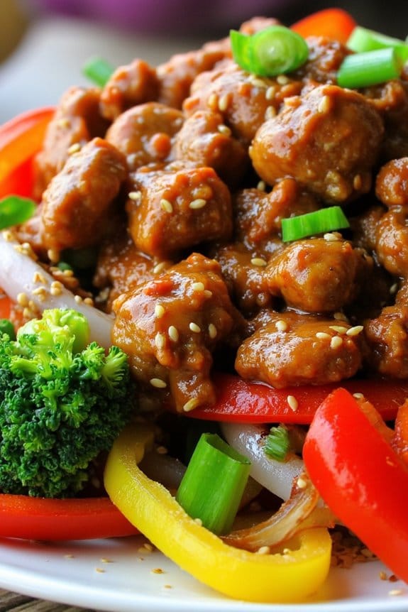 quick savory pork stir fry