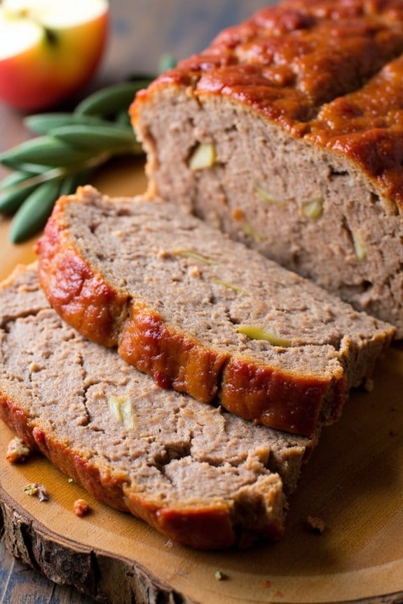 savory apple sage meatloaf