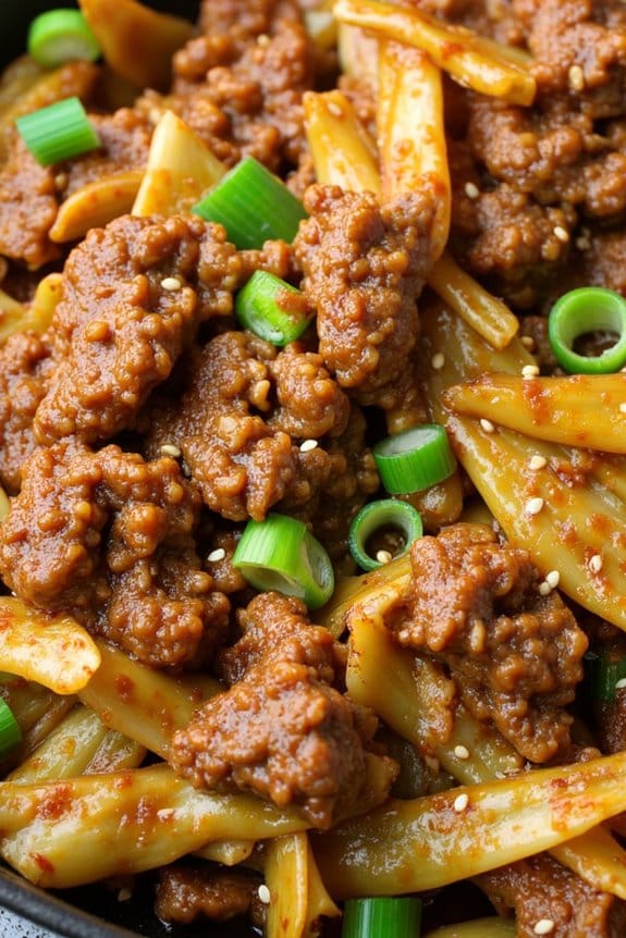 savory keto pork skillet