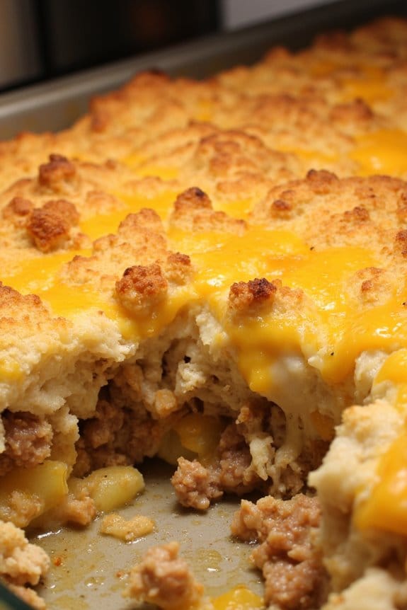 savory pork and apple casserole