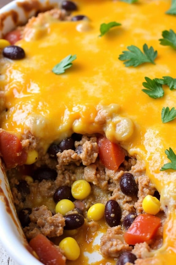 spicy pork bean casserole