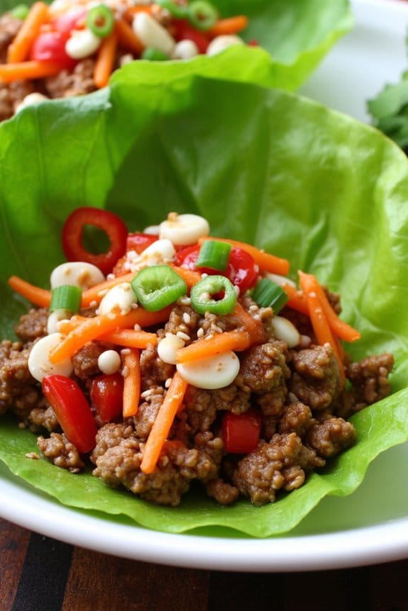 spicy pork lettuce wraps recipe