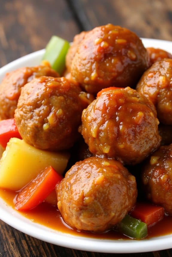 sweet and sour meatballs recipe