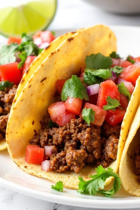 zesty gluten free pork tacos