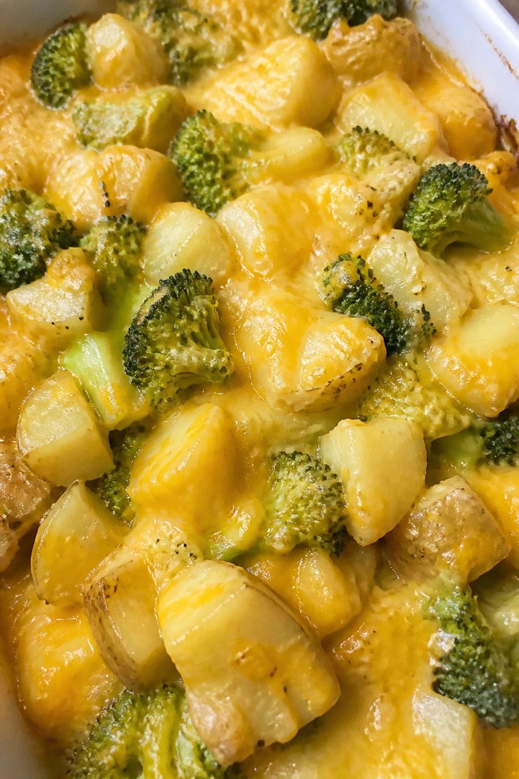 Broccoli Cheddar Potato Casserole