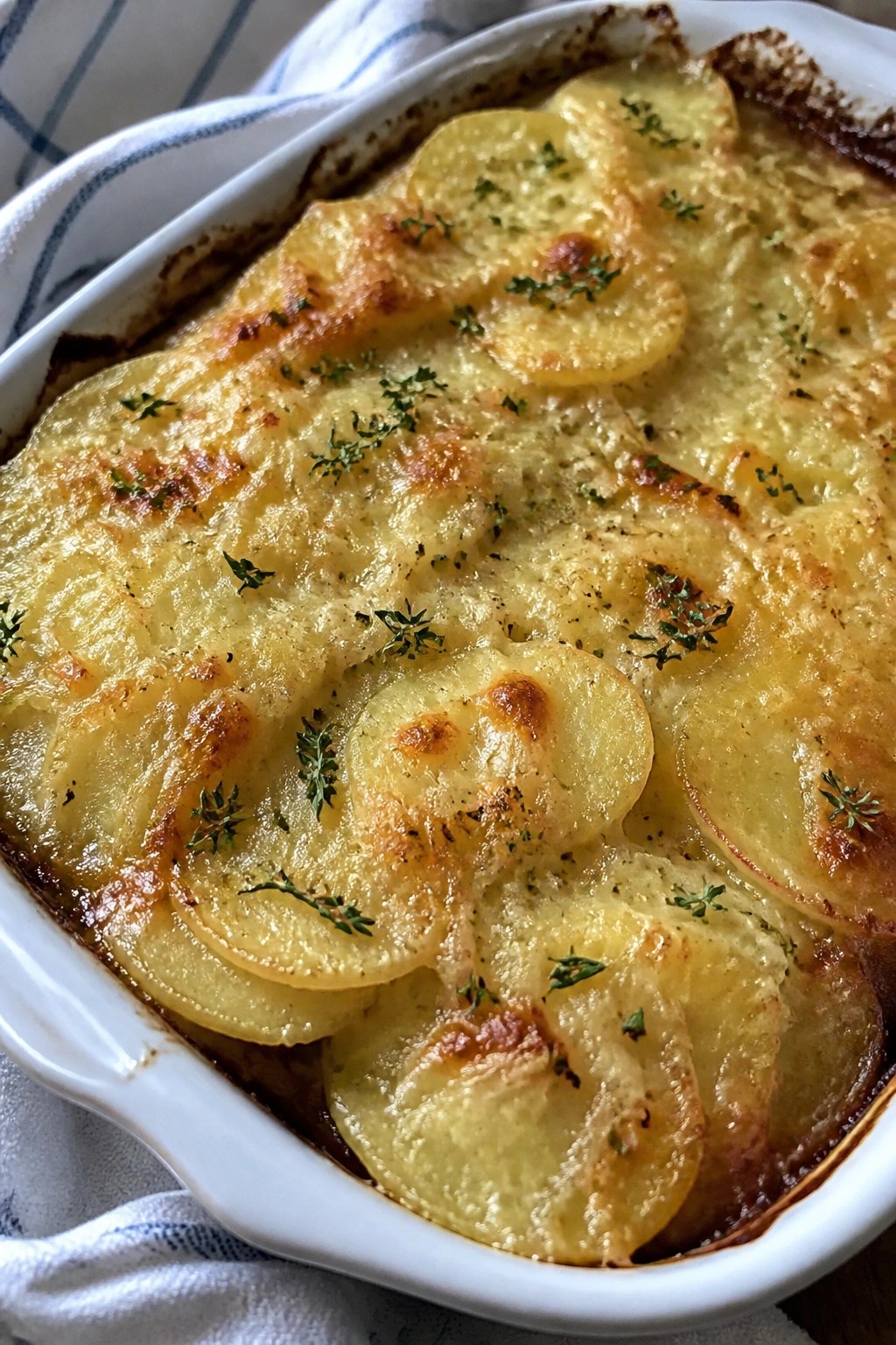 Caramelized Onion and Gruyère Potato Casserole