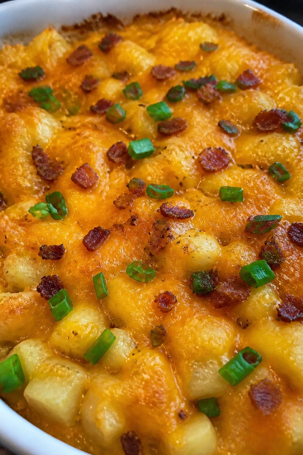 Classic Loaded Cheddar Potato Casserole