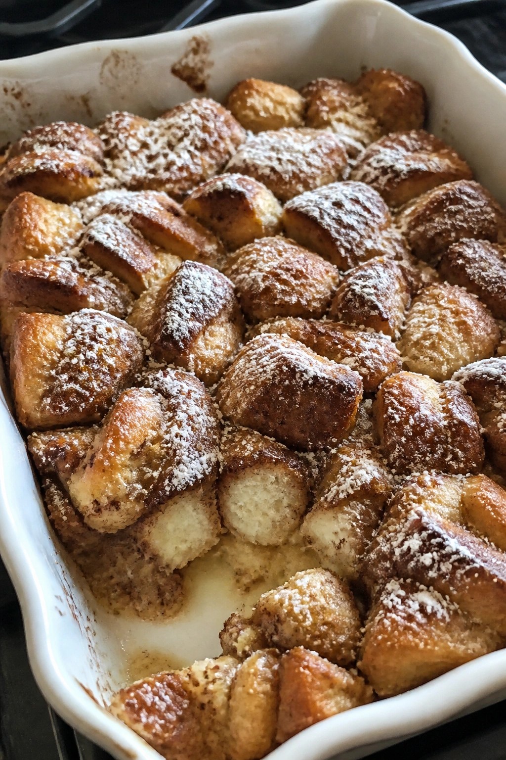 Cinnamon Roll French Toast Overnight Casserole