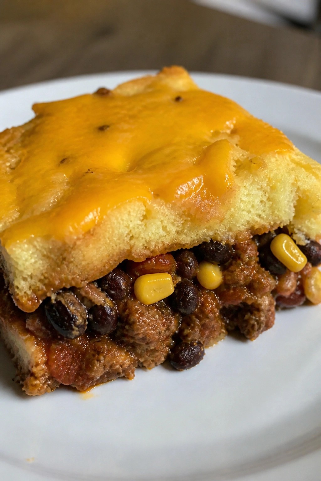 Mexican Tamale Pie with Cornbread Topping