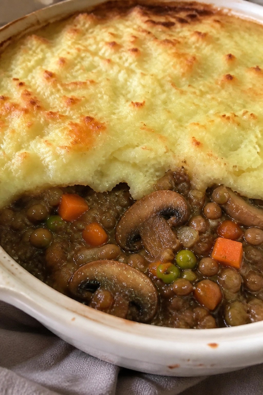 Lentil Mushroom Shepherd’s Pie