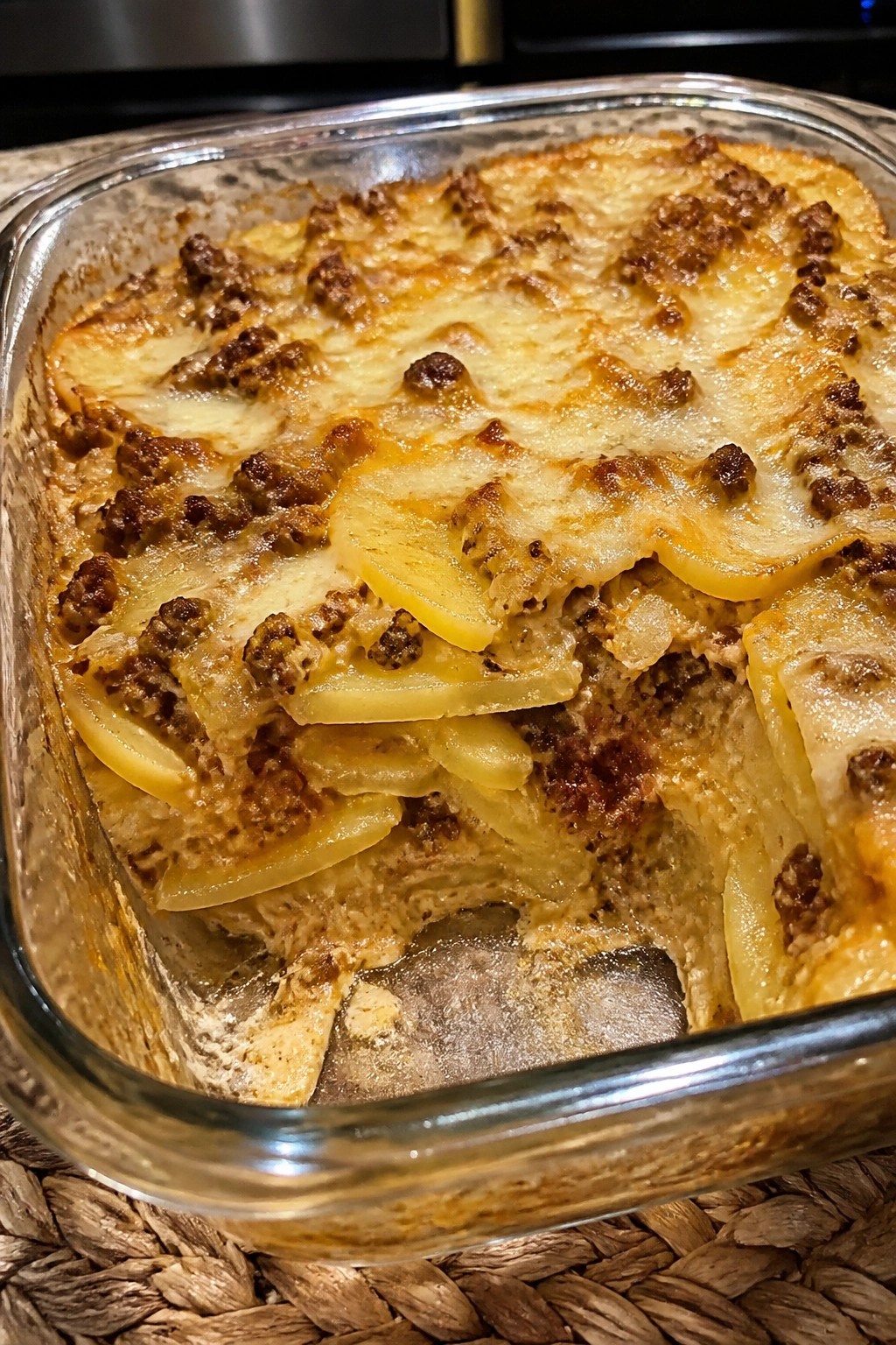 Mexican Chorizo and Pepper Jack Potato Casserole