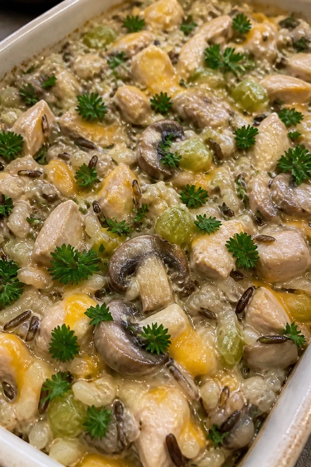Creamy Turkey and Wild Rice Casserole