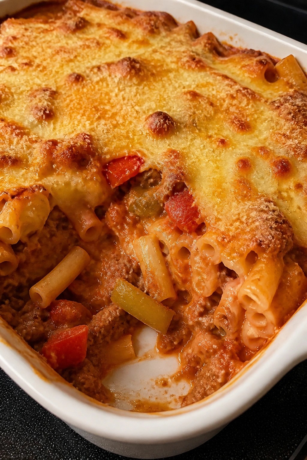 Italian Sausage and Pepper Baked Ziti