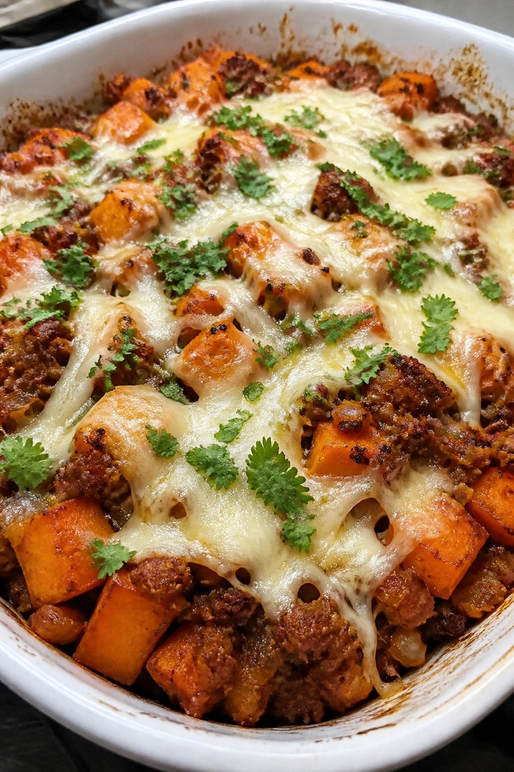 Spicy Chorizo and Sweet Potato Casserole