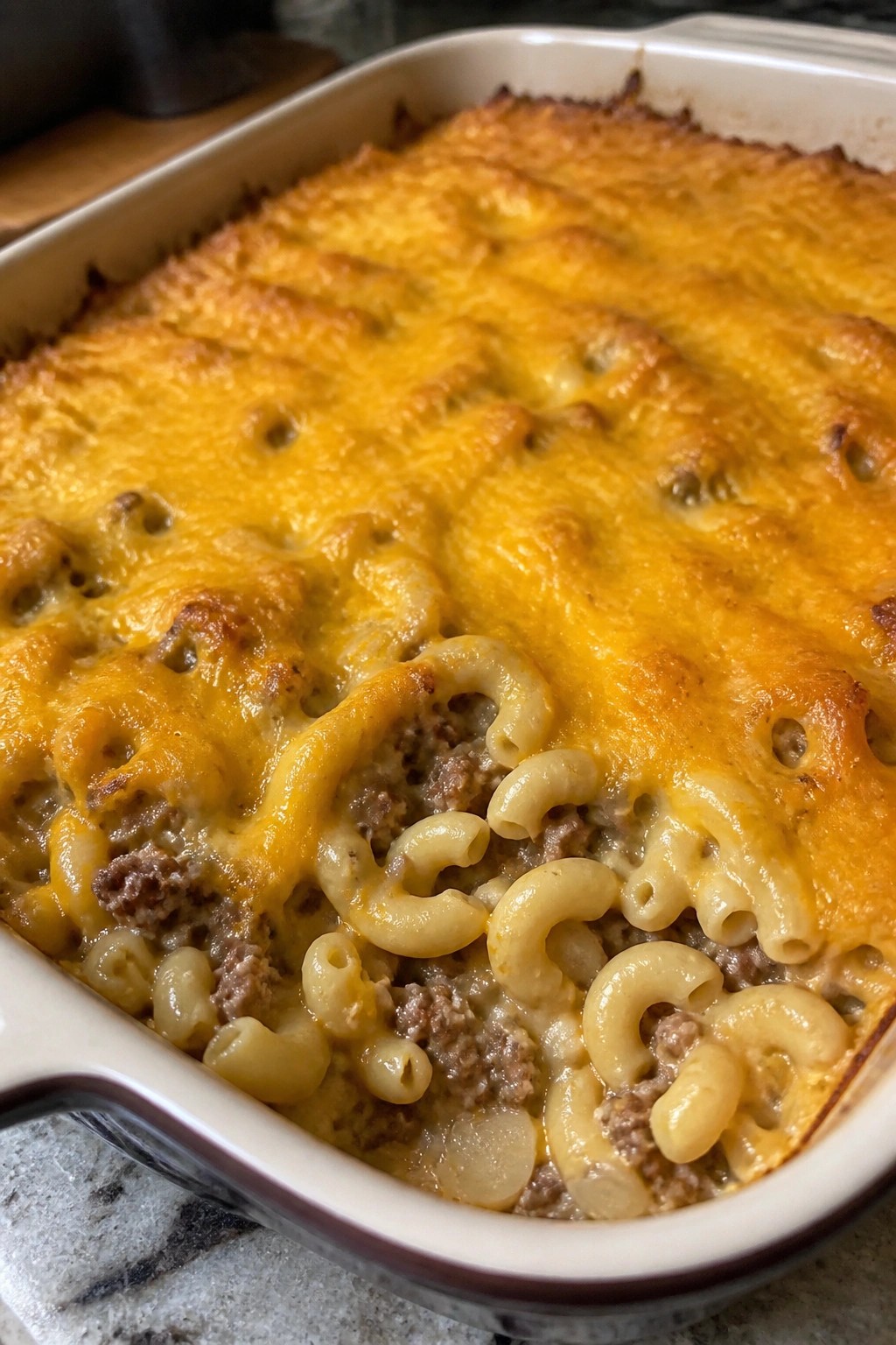 Cheeseburger Macaroni Casserole