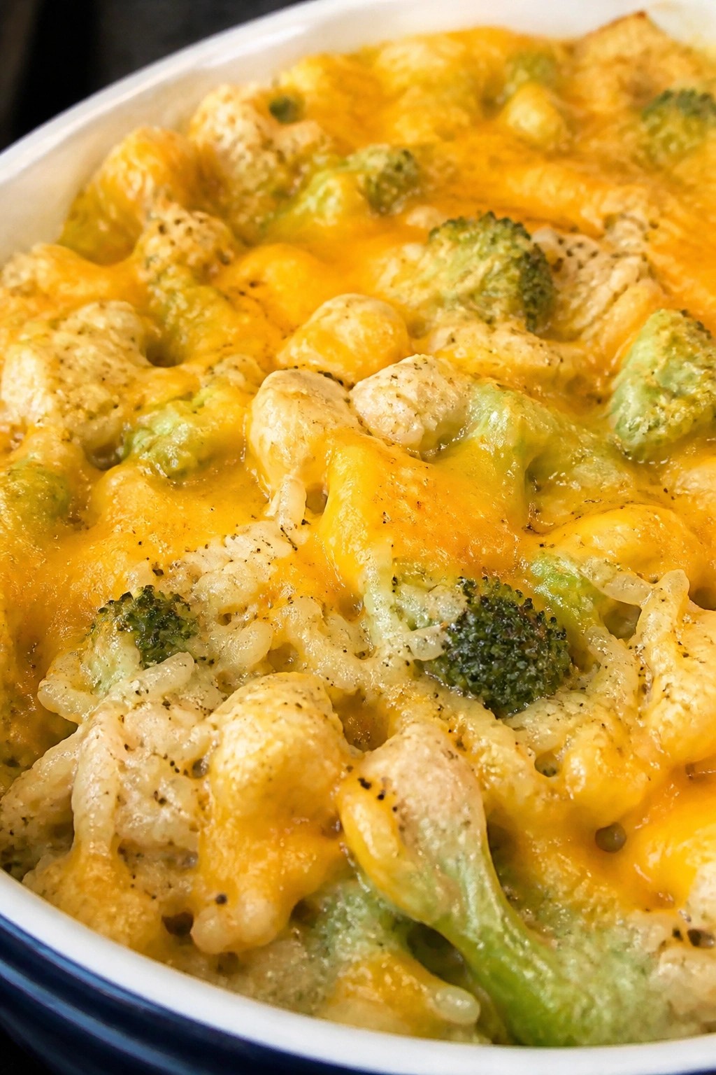 Cheesy Chicken Broccoli Rice Casserole