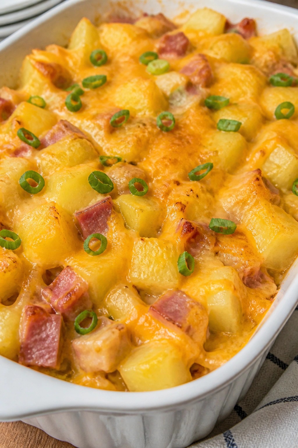 Loaded Ham and Potato Casserole