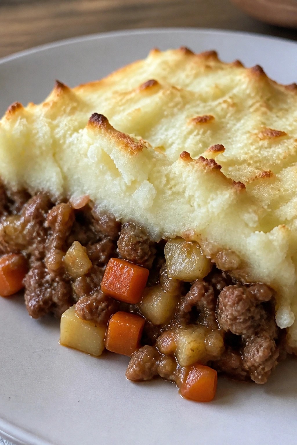 Ground Beef Shepherd’s Pie with Root Vegetables
