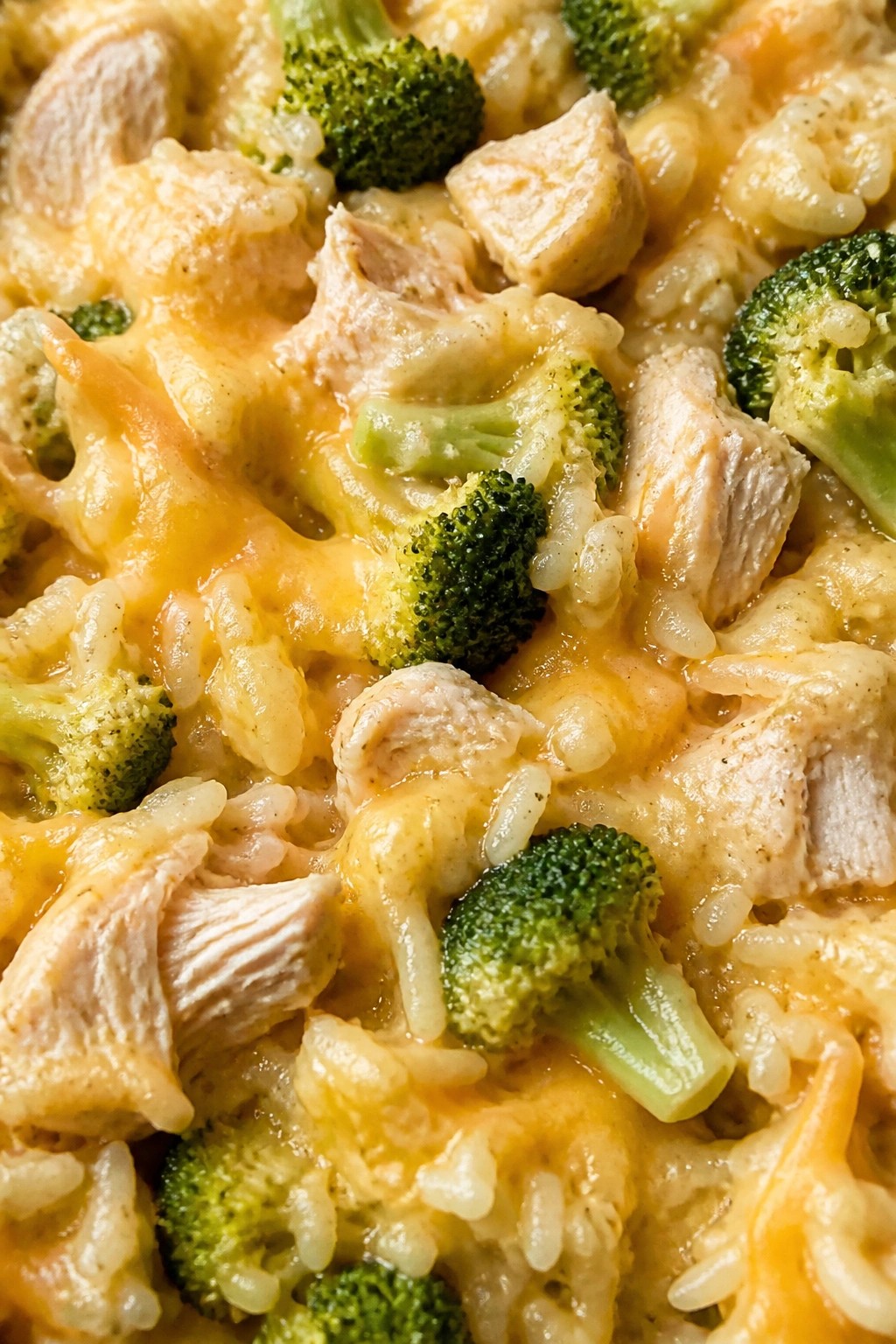 Cheesy Broccoli Chicken and Rice Casserole