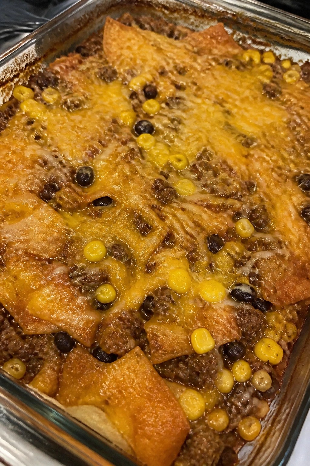 Mexican Beef Enchilada and Corn Casserole