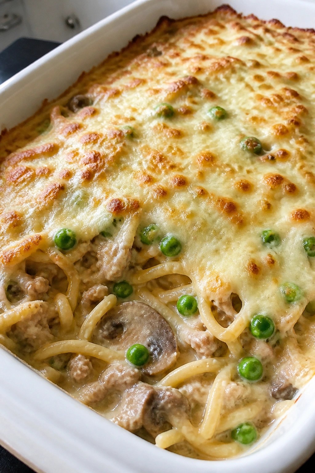 Ground Turkey Tetrazzini Casserole