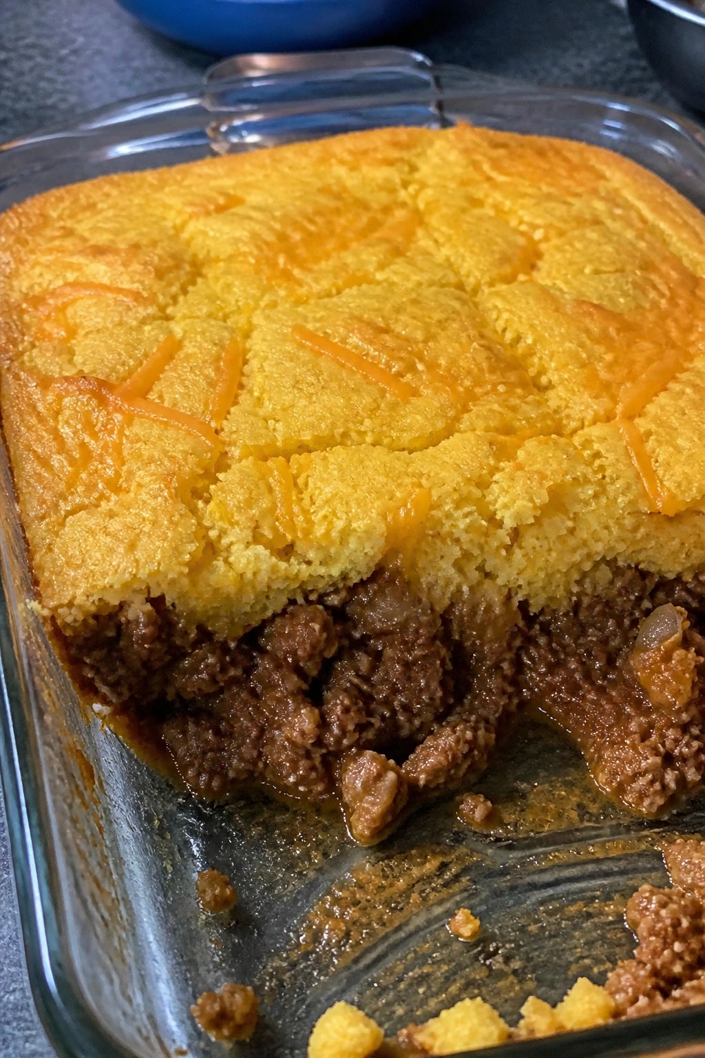 Sloppy Joe Cornbread Casserole