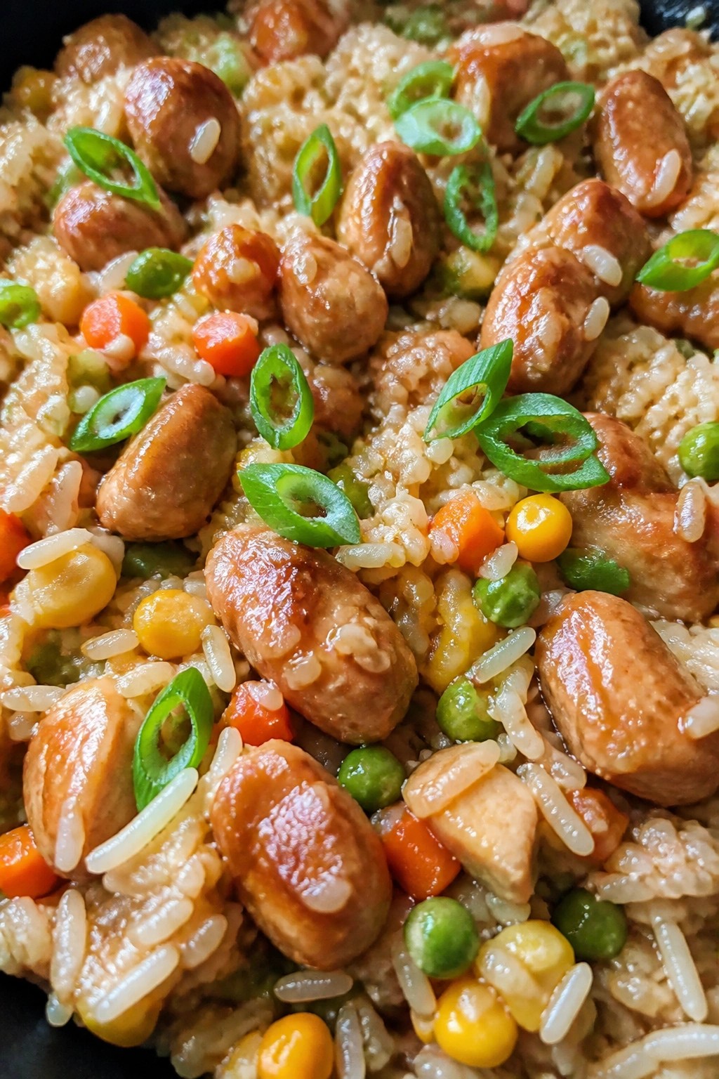 Teriyaki Chicken and Mixed Vegetable Rice Casserole