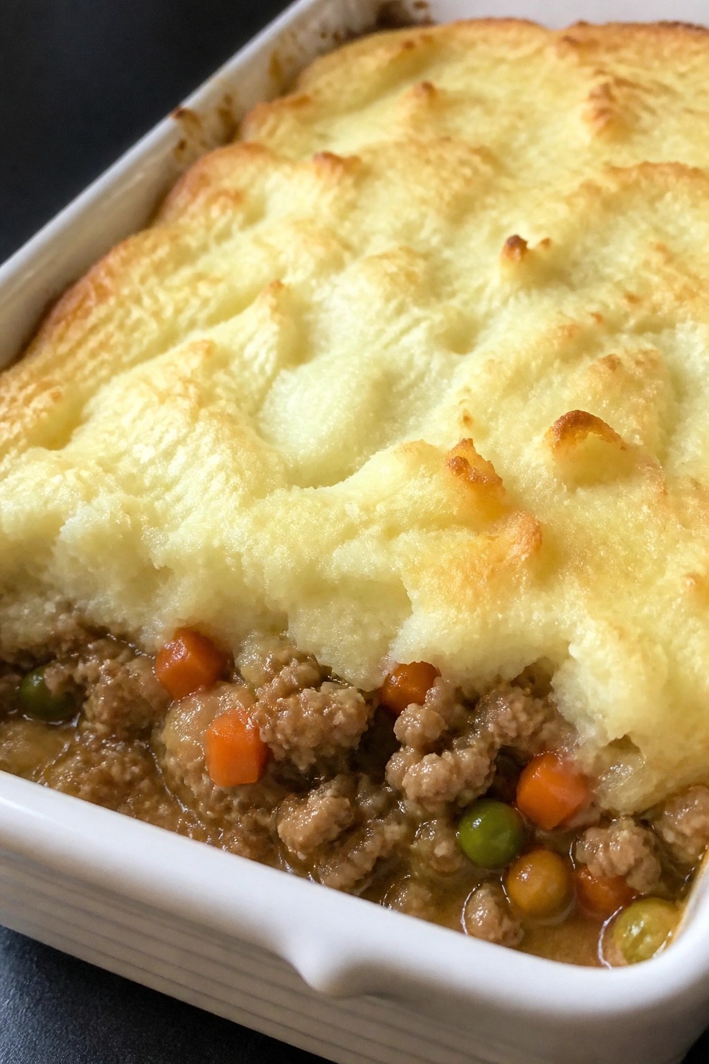 Turkey Shepherd’s Pie with Mashed Potato Topping