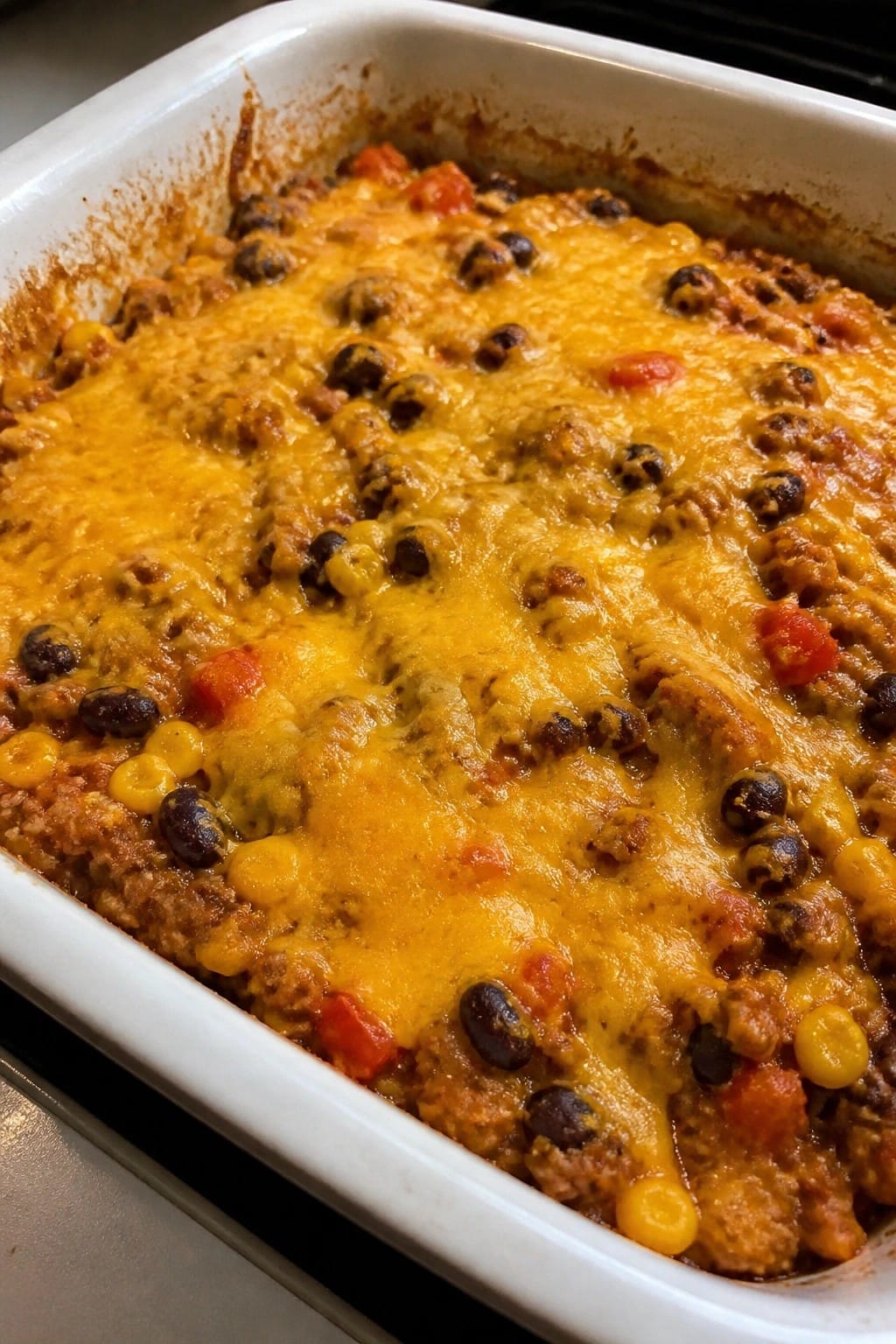 Turkey Black Bean Southwest Casserole