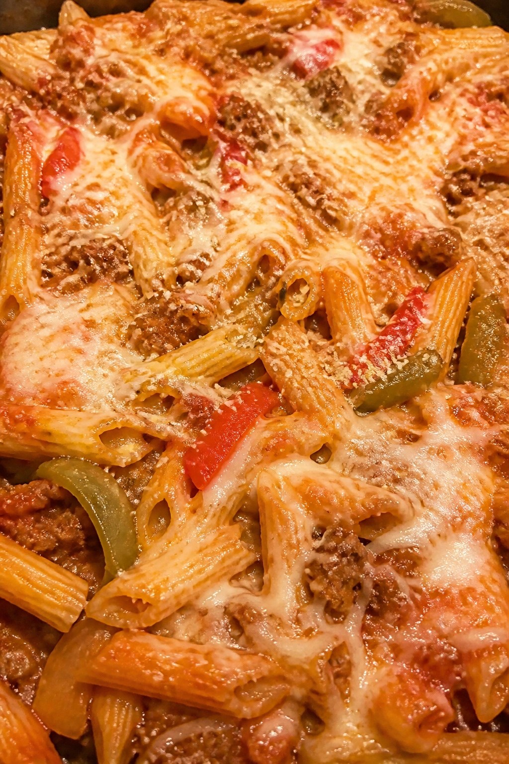 Italian Sausage and Pepper Penne Casserole