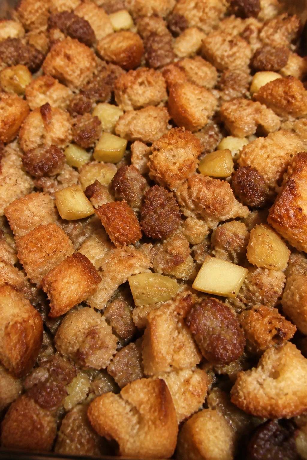 Sausage Apple Stuffing Casserole