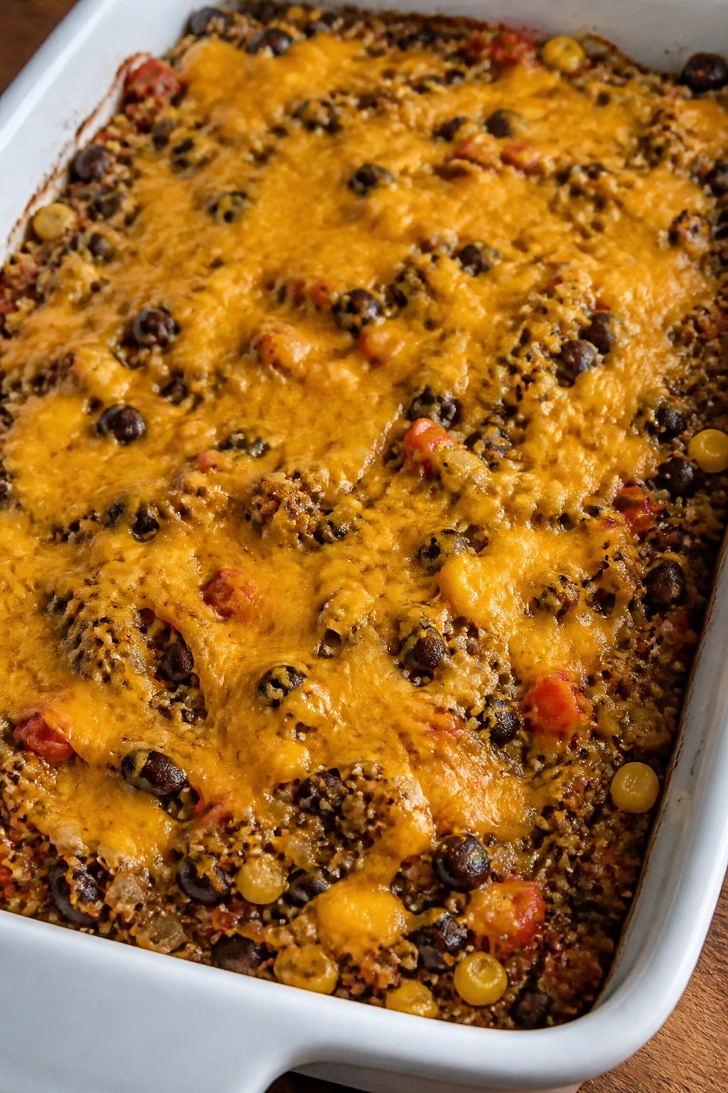 Mexican Black Bean Quinoa Casserole
