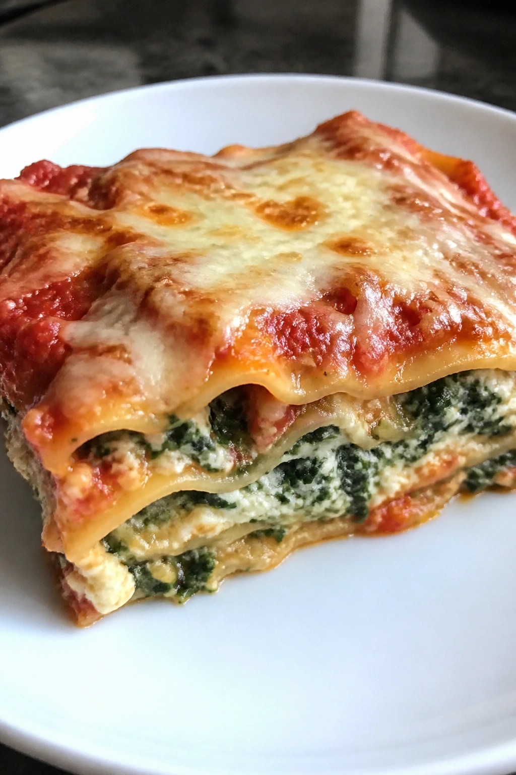 Spinach Ricotta Vegetarian Lasagna