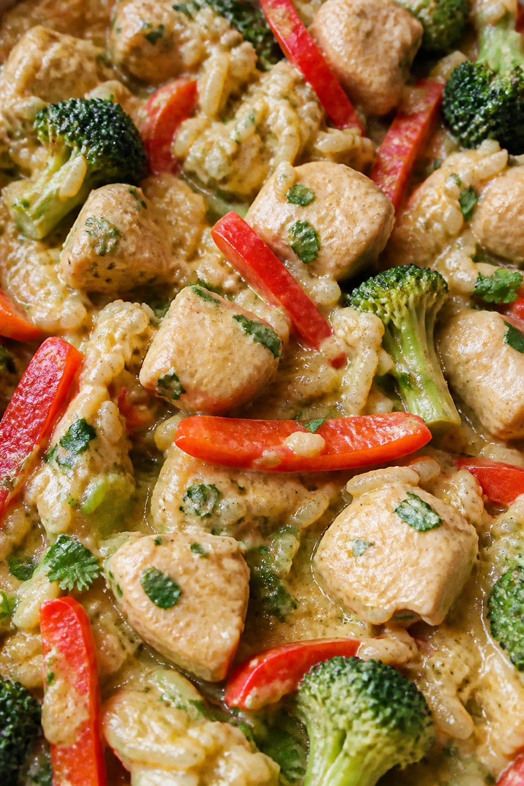 Thai Coconut Chicken Curry Casserole