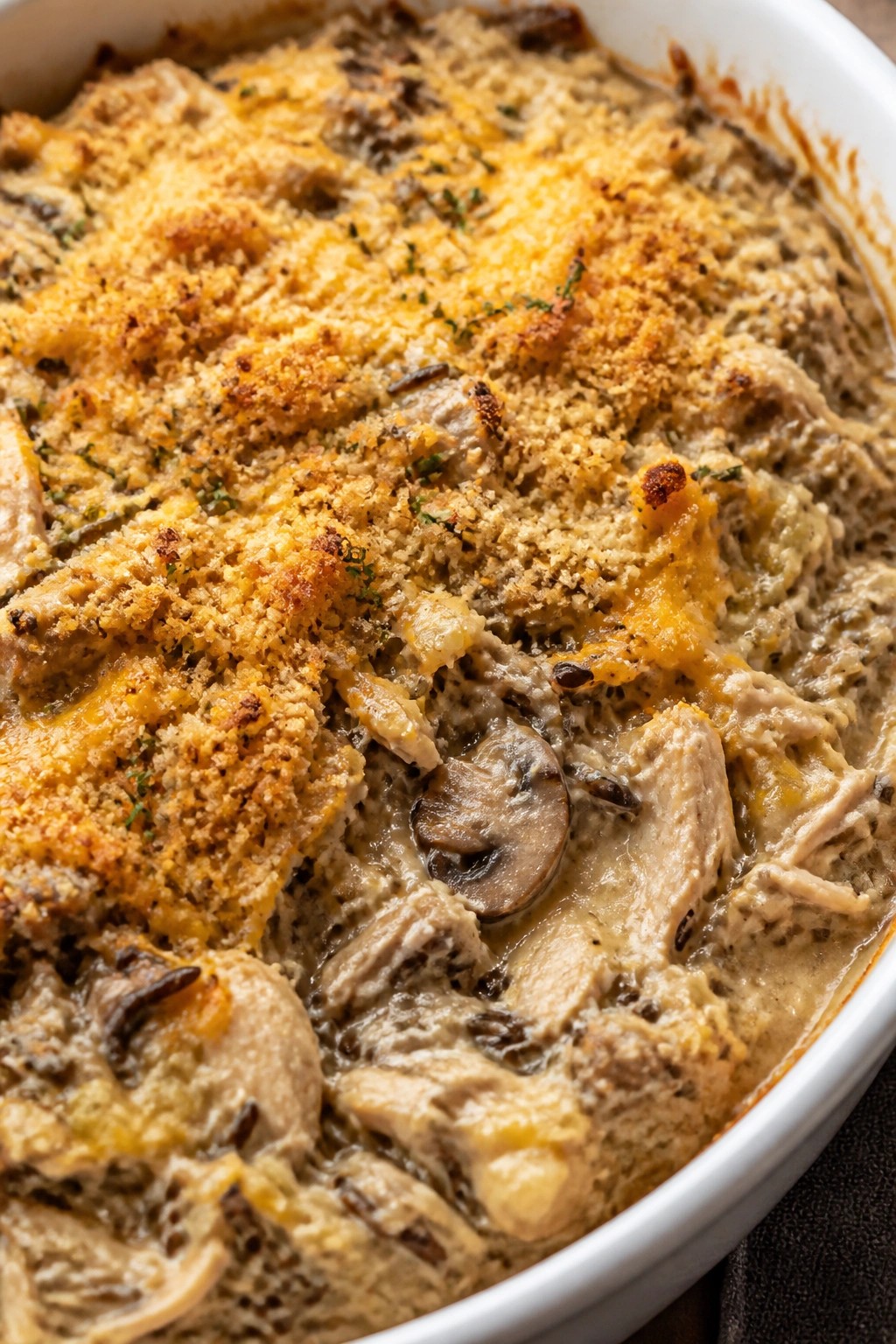 Creamy Chicken and Wild Rice Casserole