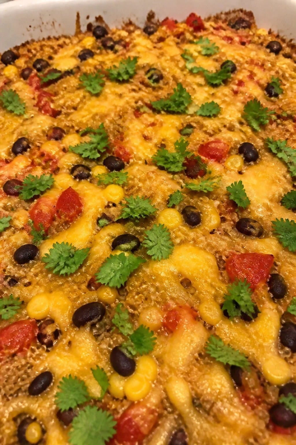 Southwest Black Bean Quinoa Casserole