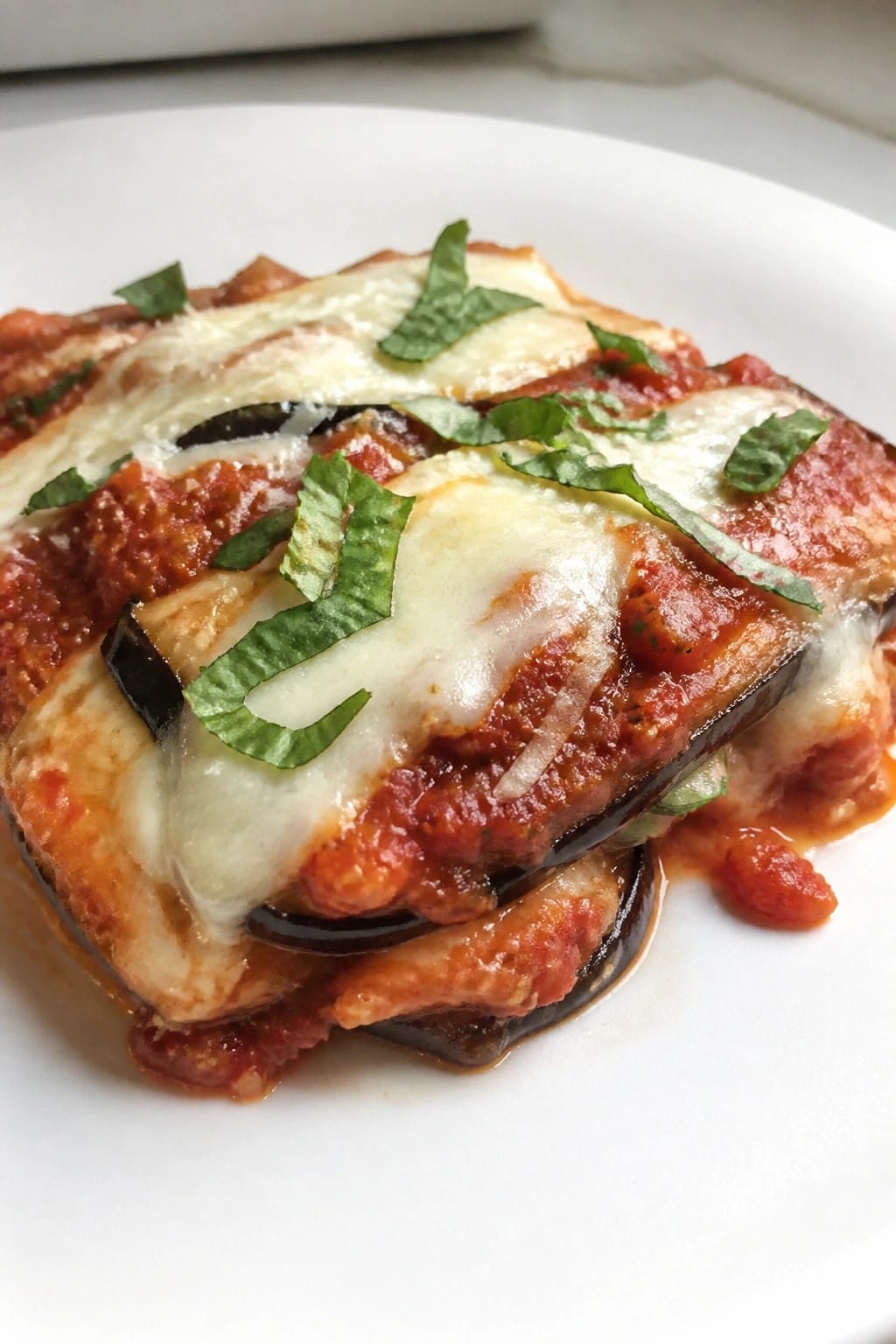 Eggplant Parmesan with Fresh Basil Casserole